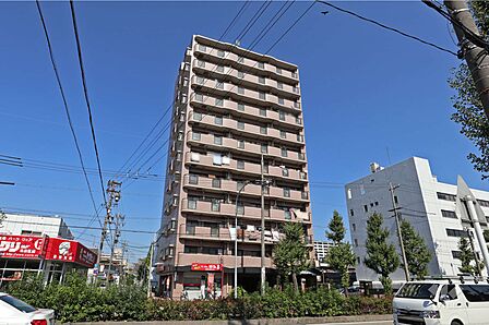 ダイアパレス康生通の外観(南側から)