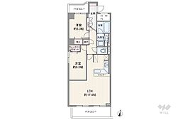 寿ゞやマンション新栄 2LDKの間取図画像