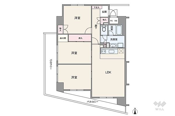 間取り：323000527395
