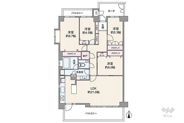 間取り：323000533119