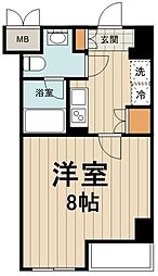 セリーズ門前仲町 7階1Kの間取り