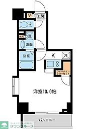 プライムアーバン住吉II 3階1Kの間取り