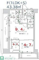 K-COURT押上 5階1SLDKの間取り