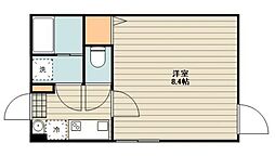 confort・residence東砂 3階1Kの間取り