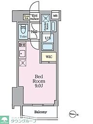 ＨＹ’ｓ　ＭＩＮＯＷＡ　II 3階ワンルームの間取り