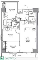 間取図画像 3LDK