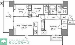 nido南千住 3LDKの間取図画像