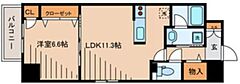 物件の間取り