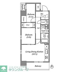 物件の間取り