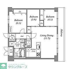 物件の間取り