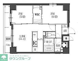 S-RESIDENCE東日暮里 2LDKの間取図画像