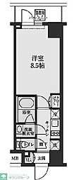 S-RESIDENCE清澄白河 1Kの間取図画像