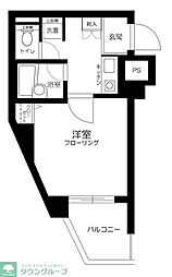 スカイコート文京白山 1Kの間取図画像