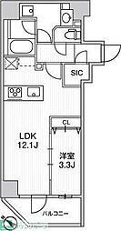 weavebaseSUMIDAPARK 1LDKの間取図画像