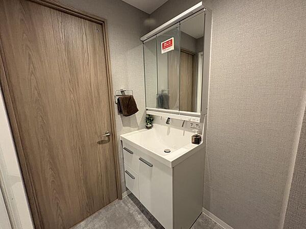 お手入れのしやすいハイバックカウンターの洗面化粧台です♪