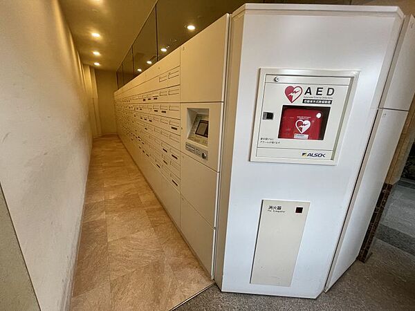 不在時にも荷物を受け取れる便利な宅配ボックス♪