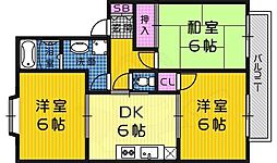 百舌鳥八幡駅 6.6万円