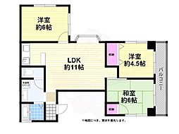 MKルミエール 2階3LDKの間取り