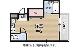 ハイローズ北花田 3階/-