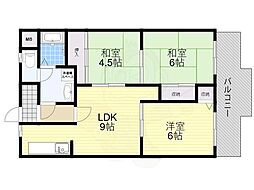 南花田コーポ 3階