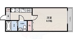CASA堺東 1Kの間取図画像