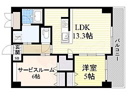 シャンピア西田辺 5階