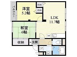 ラフォーレ北花田 3階/-