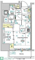 SYFORME OMIYA 1LDKの間取図画像