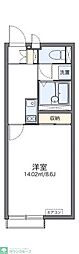 レオネクストセレーネ 1Kの間取図画像
