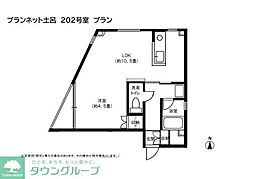 プランネット土呂 1LDKの間取図画像