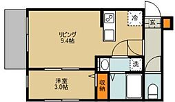 Best Stage 見沼区 1LDKの間取図画像