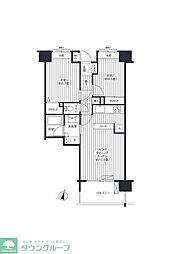 スターフィールド浦和常盤 2LDKの間取図画像