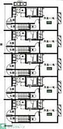 メルディア与野本町 1Kの間取図画像