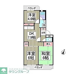 ベルエポック 3SDKの間取図画像