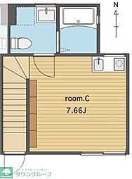 CASITAApartments ワンルームの間取図画像