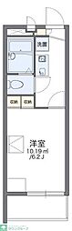 レオパレススリーウッド 1Kの間取図画像
