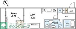 間取図画像 1LDK