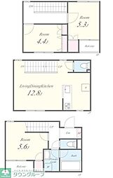 mi patio A棟 3LDKの間取図画像