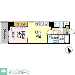 Grand Village 1DKの間取図画像