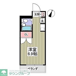 リエス習志野台 ワンルームの間取図画像