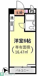 アーバン津田沼 ワンルームの間取図画像
