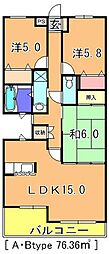 コルディアーレ西志津 3LDKの間取図画像
