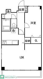 GRANDSIX 1LDKの間取図画像