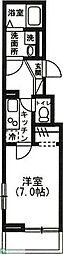 ルーチェ 2階1Kの間取り