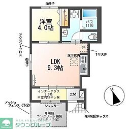 ソラナ 1LDKの間取図画像
