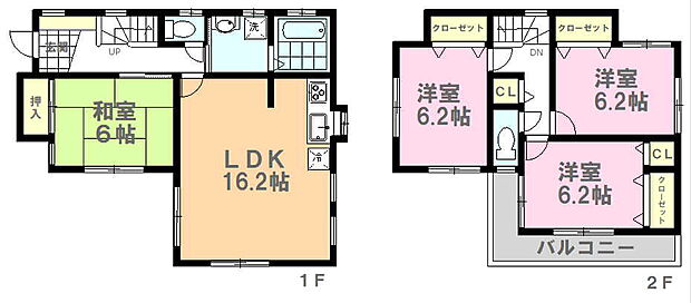 1階にある和室はリビングにつながっていないので　客間として使うのにとても便利！
