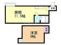 間取図画像 1LDK