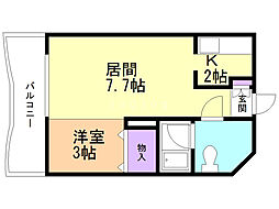 間取図画像 1LDK