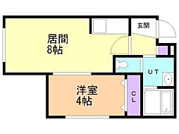 間取図画像 1LDK