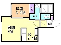 間取図画像 1LDK